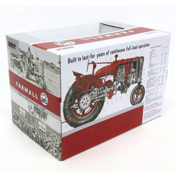 Manufacturer_ERTL Tractors<1/16 60th Anniversary IH Farmall Super MD Wide Front