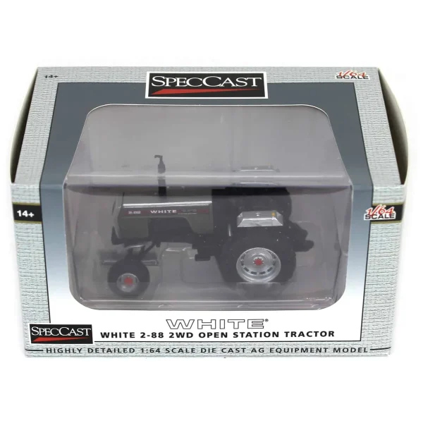 Manufacturer_SpecCast Tractors<1/64 White 2-88 2WD Tractor