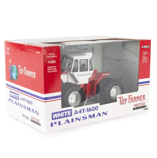 Manufacturer_ERTL Tractors<1/32 White Plainsman A4T-1600 4WD with Duals, Limited Edition