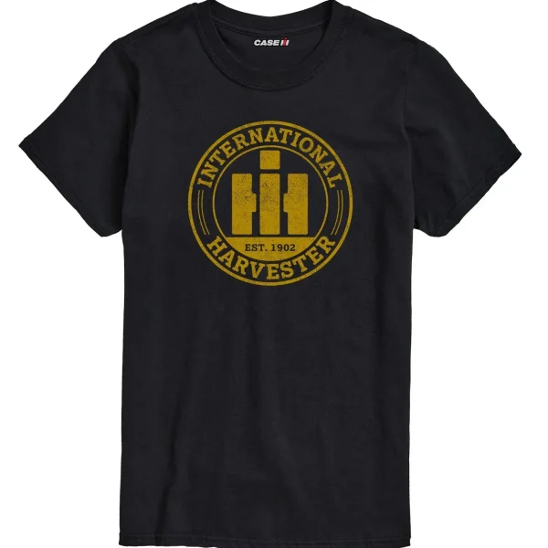 Outback Toys Ih Farmall<Adult IH Classic Seal Black Short Sleeve T-Shirt