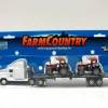Manufacturer_ERTL Lowboys & Flatbeds<1/64 AGCO Equipment Hauler with 2 AGCO Allis 6690 Tractors