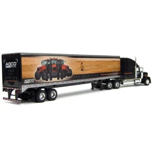 Manufacturer_SpecCast Box Trucks & Trailers<1/64 AGCO Family Farm Freightliner