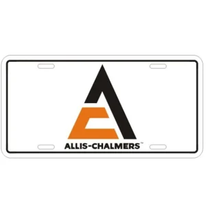 Outback Toys Tools & Auto<Allis Chalmers Triangle Logo License Plate