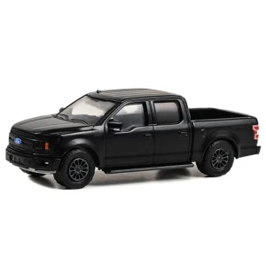 Manufacturer_Greenlight Collectibles Pickup Trucks<(B&D) 1/64 2019 Ford F-150 Lariat Sport, Black Bandit Series 28 - Damaged Box
