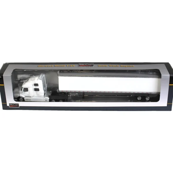 Manufacturer_SpecCast Box Trucks & Trailers<(B&D) - 1/64 Volvo 770 Sleeper & 53ft Trailer with Double Doors - Damaged Item