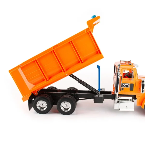 Outback Toys Dump Trucks<(B&D) 1/16 Big Farm Peterbilt Model 367 DOT Truck with Snow Plow - Damaged Box
