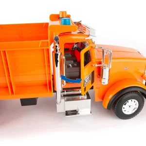 Outback Toys Dump Trucks<(B&D) 1/16 Big Farm Peterbilt Model 367 DOT Truck with Snow Plow - Damaged Box