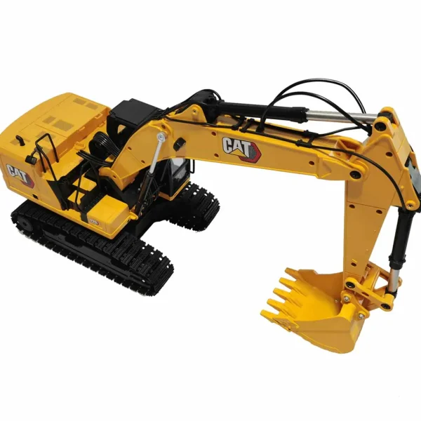 Manufacturer_Diecast Masters Radio Control<(B&D) 1/16 Radio Control Caterpillar 320 Excavator with Bucket, Grapple and Hammer - Damaged Box