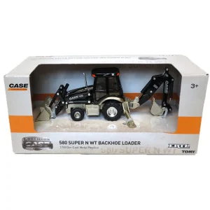 Manufacturer_ERTL Loaders<(B&D)1/50 Case Laramine Longhorn 580 SNWT Backhoe Loader - Damaged Box