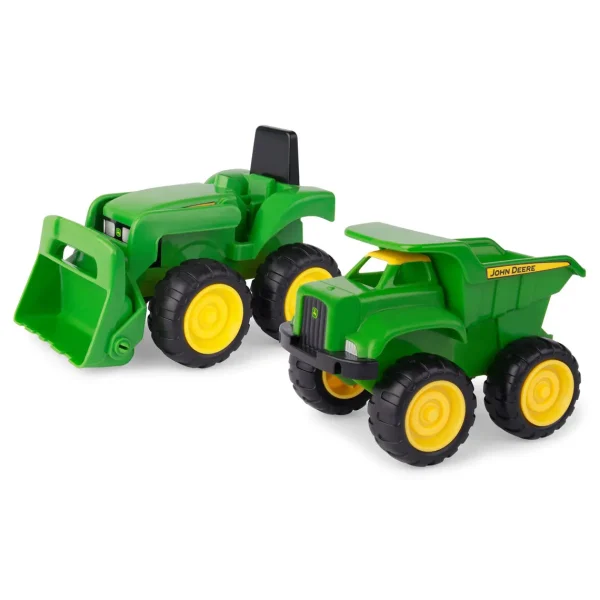 Manufacturer_ERTL Dump Trucks<(B&D) John Deere Kid's SandBox Truck N Tractor 2 Piece Set - Damaged Box