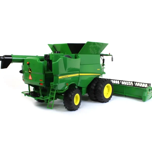 Manufacturer_ERTL Combines & Harvesters<1/16 Big Farm John Deere S690 Combine with 12 Row Corn Head and Grain Head