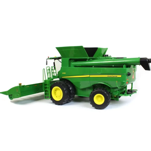 Manufacturer_ERTL Combines & Harvesters<1/16 Big Farm John Deere S690 Combine with 12 Row Corn Head and Grain Head