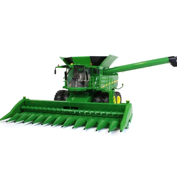 Manufacturer_ERTL Combines & Harvesters<1/16 Big Farm John Deere S690 Combine with 12 Row Corn Head and Grain Head