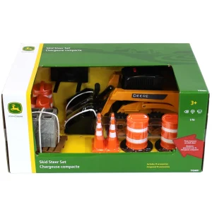 Manufacturer_ERTL Loaders<1/16 Big Farm John Deere Skid Steer Set with Accessories