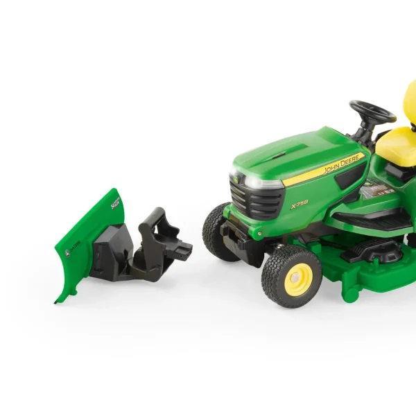 Manufacturer_ERTL Lawn & Garden<1/16 Big Farm John Deere X758 Lawn Mower with Blade and Cart