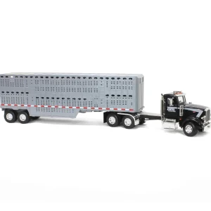Manufacturer_ERTL Agricultural Trucks<1/16 Big Farm Peterbilt 367 Semi with Livestock Trailer and 4 Cows