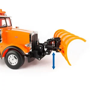 Outback Toys Dump Trucks<1/16 Big Farm Peterbilt Model 367 DOT Truck with Snow Plow