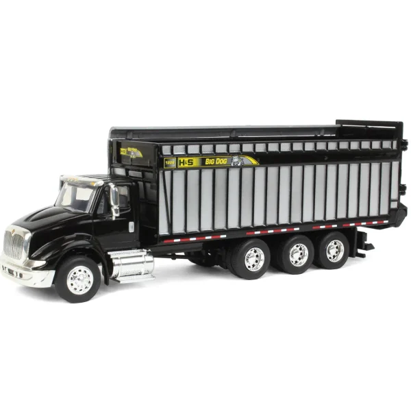 Manufacturer_SpecCast Agricultural Trucks<1/64 Black International 8600 with H&S Big Dog 1226 Forage Box