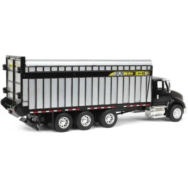 Manufacturer_SpecCast Agricultural Trucks<1/64 Black International 8600 with H&S Big Dog 1226 Forage Box