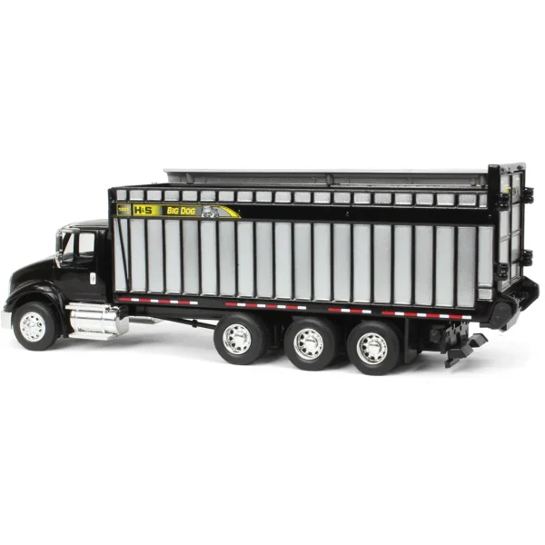 Manufacturer_SpecCast Agricultural Trucks<1/64 Black International 8600 with H&S Big Dog 1226 Forage Box