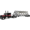 Manufacturer_DCP by First Gear Tanker Trucks<1/64 Black/Viper Red Peterbilt 389 with J&L Pneumatic Tank Trailer, DCP by First Gear