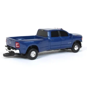 Manufacturer_ERTL Pickup Trucks<1/64 Blue RAM 3500 Die-cast Dually Pickup, ERTL Collect N Play