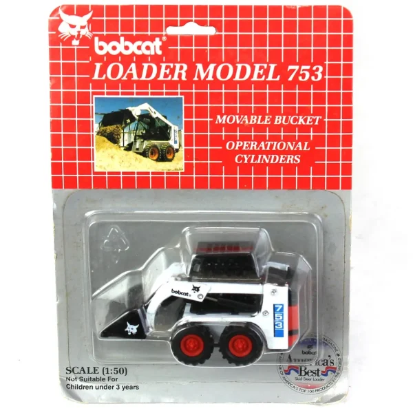 Manufacturer_Scale Models Loaders<1/50 Bobcat Model 753 Skid Loader