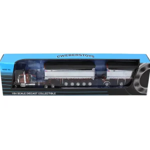 Manufacturer_DCP by First Gear Dump Trucks<1/64 Bronze/Chrome Kenworth T800 w/ Chrome East Genesis II End Dump Trailers, DCP by First Gear