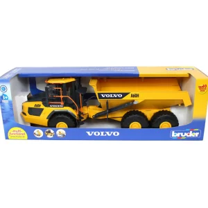 Outback Toys Dump Trucks<1/16 Bruder Volvo A60H Haul Truck with Hard Hat