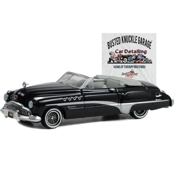 Manufacturer_Greenlight Collectibles Cars & Suvs<1/64 1949 Buick Roadmaster Riviera Convertible, Busted Knuckle Garage Series 2