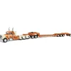 Manufacturer_DCP by First Gear Lowboys & Flatbeds<1/64 Burnt Orange/Cream Peterbilt 379 with Fontaine Magnitude Lowboy, Jeep & Stinger, DCP by First Gear