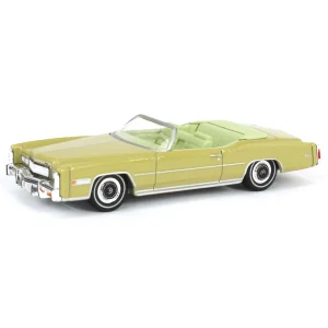 Manufacturer_Greenlight Collectibles Cars & Suvs<1/64 1975 Cadillac Eldorado Convertible, Florentine Gold Firemist, Showroom Floor Series 6