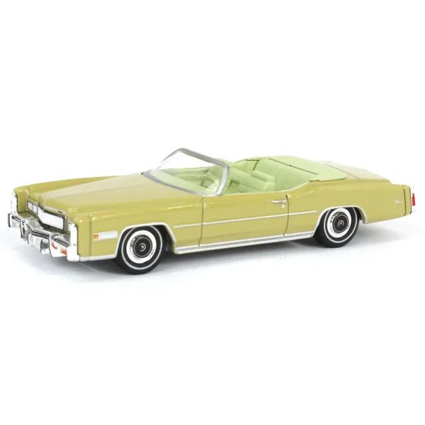Manufacturer_Greenlight Collectibles Cars & Suvs<1/64 1975 Cadillac Eldorado Convertible, Florentine Gold Firemist, Showroom Floor Series 6