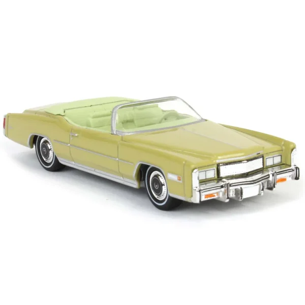 Manufacturer_Greenlight Collectibles Cars & Suvs<1/64 1975 Cadillac Eldorado Convertible, Florentine Gold Firemist, Showroom Floor Series 6