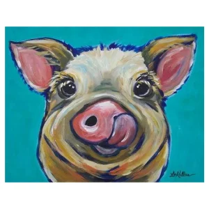 Outback Toys Farm Art & DéCor<Caesar the Pig 16" x 12.5" Tin Sign