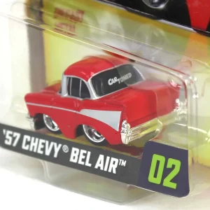 Manufacturer_MGA Entertainment Cars & Suvs<CarTuned 1957 Chevy Bel Air Lowrider, Red, Mainline Series 3