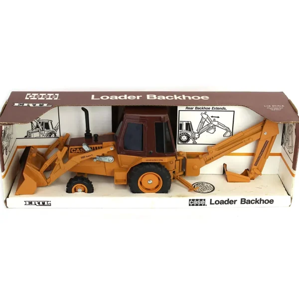 Manufacturer_ERTL Loaders<1/16 Case 580 Super K Diecast Backhoe Loader by ERTL
