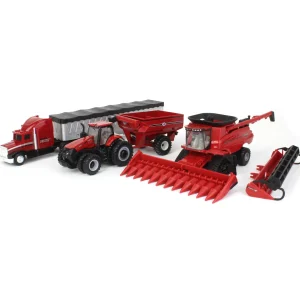 Manufacturer_ERTL Combines & Harvesters<1/64 Case IH 8250 Combine Harvesting Set