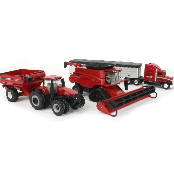 Manufacturer_ERTL Combines & Harvesters<1/64 Case IH 8250 Combine Harvesting Set