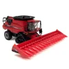Manufacturer_ERTL Combines & Harvesters<1/64 Case IH 9120 Tracked Combine with 16 Row Corn Head & 30ft Grain Head, 2009 Farm Show