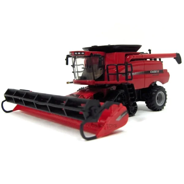 Manufacturer_ERTL Combines & Harvesters<1/64 Case IH 9120 Tracked Combine with 16 Row Corn Head & 30ft Grain Head, 2009 Farm Show