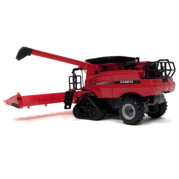 Manufacturer_ERTL Combines & Harvesters<1/64 Case IH 9120 Tracked Combine with 16 Row Corn Head & 30ft Grain Head, 2009 Farm Show