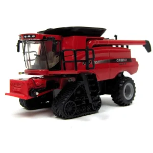 Manufacturer_ERTL Combines & Harvesters<1/64 Case IH 9120 Tracked Combine with 16 Row Corn Head & 30ft Grain Head, 2009 Farm Show
