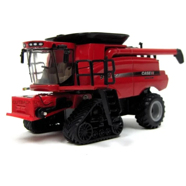 Manufacturer_ERTL Combines & Harvesters<1/64 Case IH 9120 Tracked Combine with 16 Row Corn Head & 30ft Grain Head, 2009 Farm Show