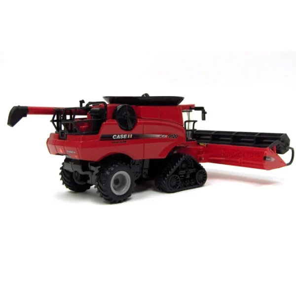 Manufacturer_ERTL Combines & Harvesters<1/64 Case IH 9120 Tracked Combine with 16 Row Corn Head & 30ft Grain Head, 2009 Farm Show