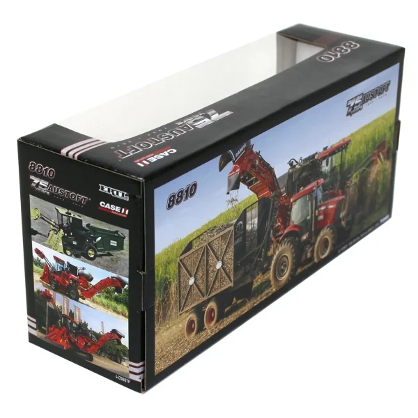 Manufacturer_ERTL Combines & Harvesters<1/64 Case IH A8810 Austoft Sugar Cane Harvester, Black 75th Anniversary Edition