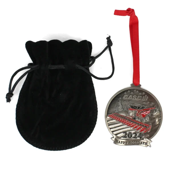 Manufacturer_SpecCast Christmas DéCor<2024 Case IH AF11 Combine Ornament, #21 in Series