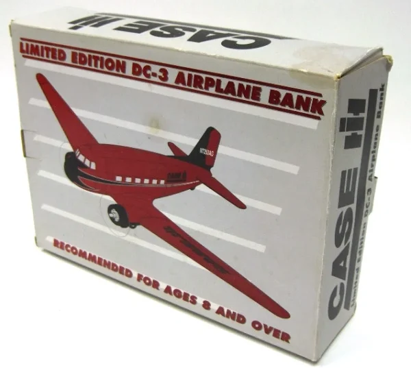 Manufacturer_SpecCast Airplanes & Banks<Case IH DC-3 Airplane Bank