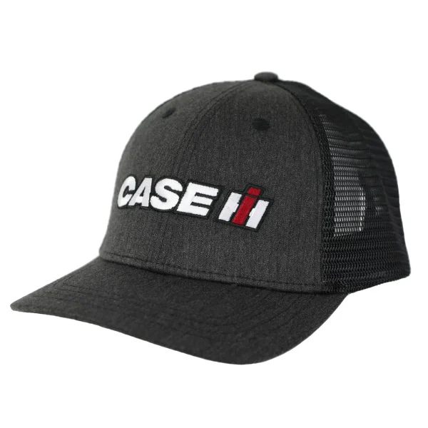 Outback Toys Case Ih & Ji Case<Case IH Heather Charcoal Trucker Cap w/ Black Mesh Back