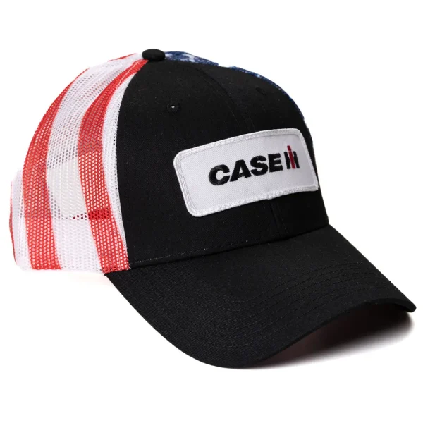 Outback Toys Case Ih & Ji Case<Case IH Logo American Flag Mesh Back Hat